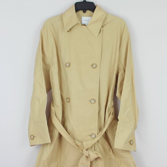 NWT Vince Drapey Tech Trench Coat– Belted Lightweight Chic Layer - Picture 13 of 16
